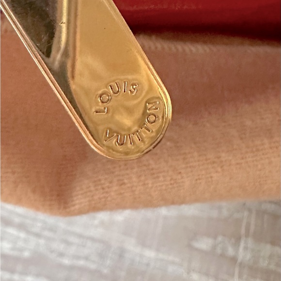 AUTHENTICATED Louis Vuitton Bellevue PM, Red Vernis w/Dust Cover - Picture 5 of 6